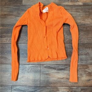 Zara Kids Orange Sweater